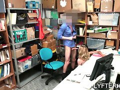 Bonnie Grey And Maya Bijou Caught Shoplifting And Fucked by Old Perv