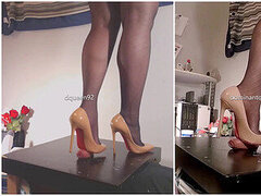 Cock crush heels, cockcrush, shoejob