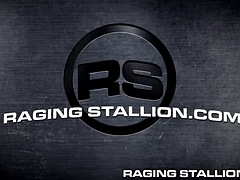 RagingStallion Hairy Interracial Muscle Male Group Sex At Work