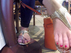 Coffee Shop Sandals (with faceshot)