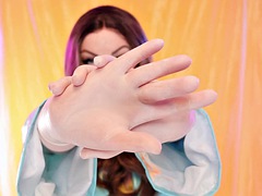 ASMR: surgical latex gloves Arya Grander