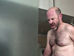 Horny gay grandpas strip for anal