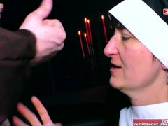 Naughty nun gets fucked by a horny priest - Cosplay Mature Sex