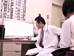 크림파이, 닥터, 하드코어, 일본인, 빼빼한, 학생, 청소년, 젖가슴