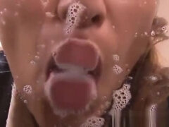 Winsome Japanese female in my favorite interracial video