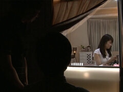 Mind-blowing asian wife getting pounded by her masseur