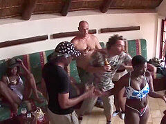super-naughty african bang-out party bang-out