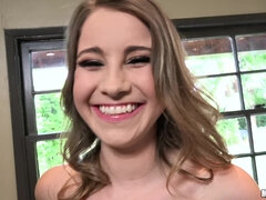 Teen Kinsley Eden's Anal Birthday Gift