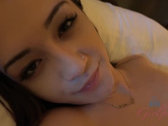 Lily looks so tasty this morning that you decide to creampie her