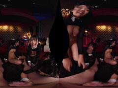 Virtual reality POV fetish with Japanese maid - Asian sex