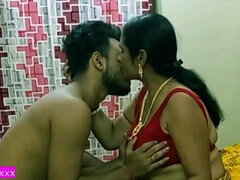 Indian hot milf Aunty getting horny for fucking with me but i am teen boy!! clear hindi audio