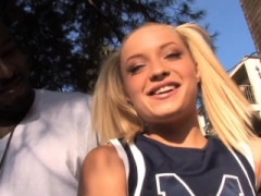 Undersized Teen Cheerleader Alyssa Branch Fucks BBC