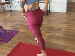 Luci Power Teaches Yoga and Takes Advantage of Two Hot Aussie Girls
