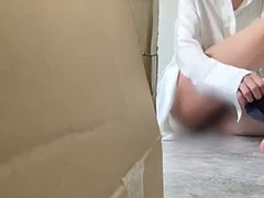 Japanese pervert! I voyeured my wifes masturbation