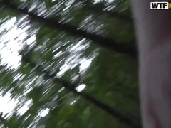 Amateur xxx video made in a park