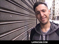 Straight Latino Boy Offered Cash For homosexual lovemaking video POV