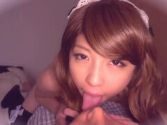 Classy Japanese female acting in hot cosplay XXX video