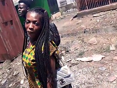 A horny Congolese couple meet up after work to fuck Harcore!