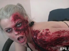Sultry Zombie Satisfies Her Craving Down Below! - Nadia White