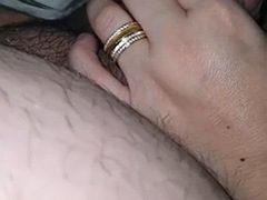 Step mom perfect handjob step son dick