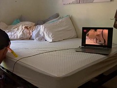 Slutty Sissy Maid Spy Cam Style Making Bed Sexy Trans Cd