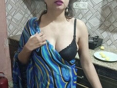 Indian wife seduces her brother-in-law in the kitchen