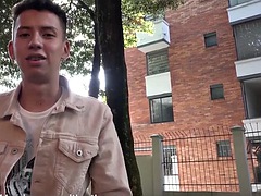 Latin Leche - Beautiful Latino twinks Antu Burghos and Benjamin Porter agree to film a sex tape