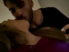 Latina sucks a dick in the hotel room