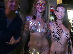 Fantasy festival Flashers Street tarts nude and Sexy