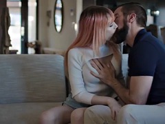 Busty trans stepdaughter gets anal fucked by stepfather Mimi Oh, Chris Epic