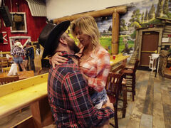 Country chick Alexis Fawx lures a stranger into sex