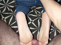 Compilation Footjob - FootJob by my Arabian gf. ????? ?????? ??????