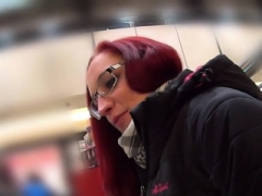 Deluxe czech cutie pie is tempted in the shopping centre an