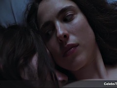 Margaret Qualley topless sex tape