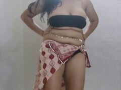 Indian dance, bikini, underwear