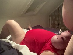 UKAnalPainslut takes needles in tits while giving head