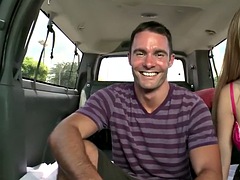 Tricked str8 stud fucks gay ass in a van after collecting 4 cash