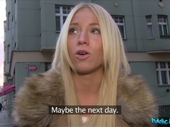 Public Agent (FakeHub): Blonde Lost In Prague Finds Herself Sucking On Stranger's Cock