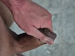 Cum in the shower