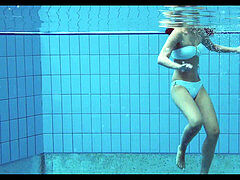 super molten Hungarian teen underwater Nata Silva