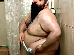 My husband helps me in the shower