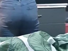 Step mom big ass trying new jeans in front of step son