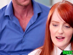 red-haired tramp Krystal Orchid likes banging with her teacher