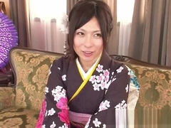 Japanese geisha gets tied up and played with