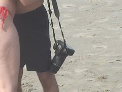I spy on wonderful MILF on the beach