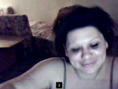 Kinky french stepmom exposes breasts on camera
