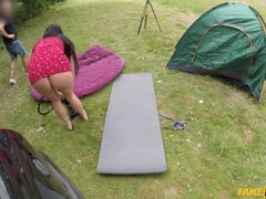 Erect my tent and fuck my pussy