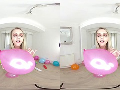 Chloe Toy - Popping balloons in 4K VR