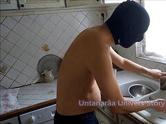 mansion-chores, pet have fun and indignity for submissive male puppy