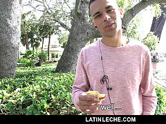 Latin Leche - Broke Latin fellow bj's and tears up random stranger for cash